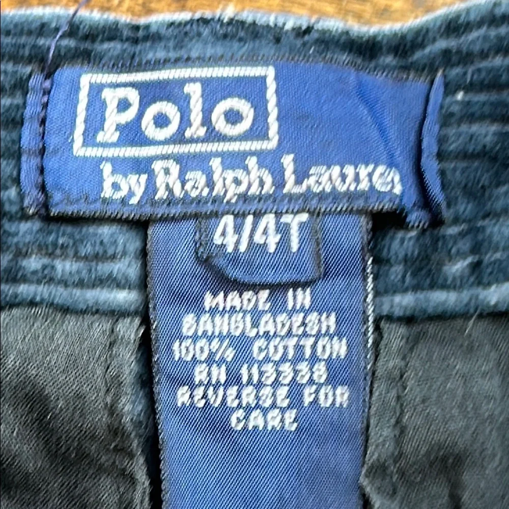 Ralph Lauren Blue‎ corduroy pants 4T